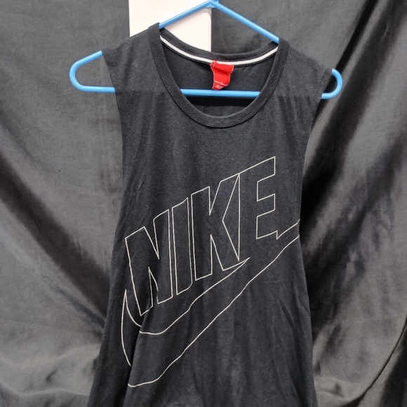 Nike Black Logo Tank Top Athletic Wear - Picture 7 of 12